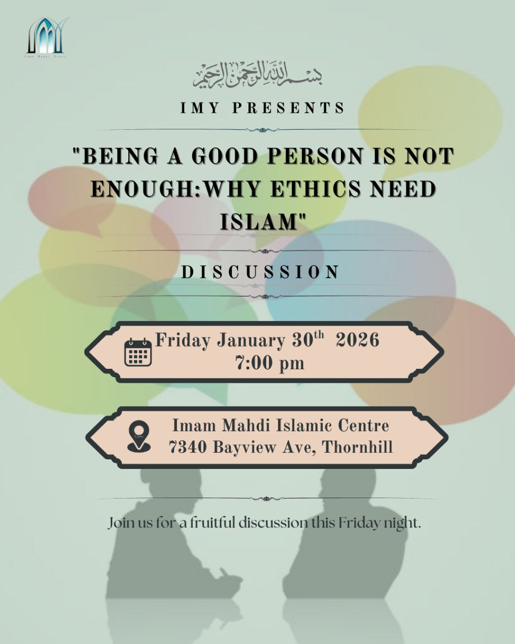 Youth program poster, January 30