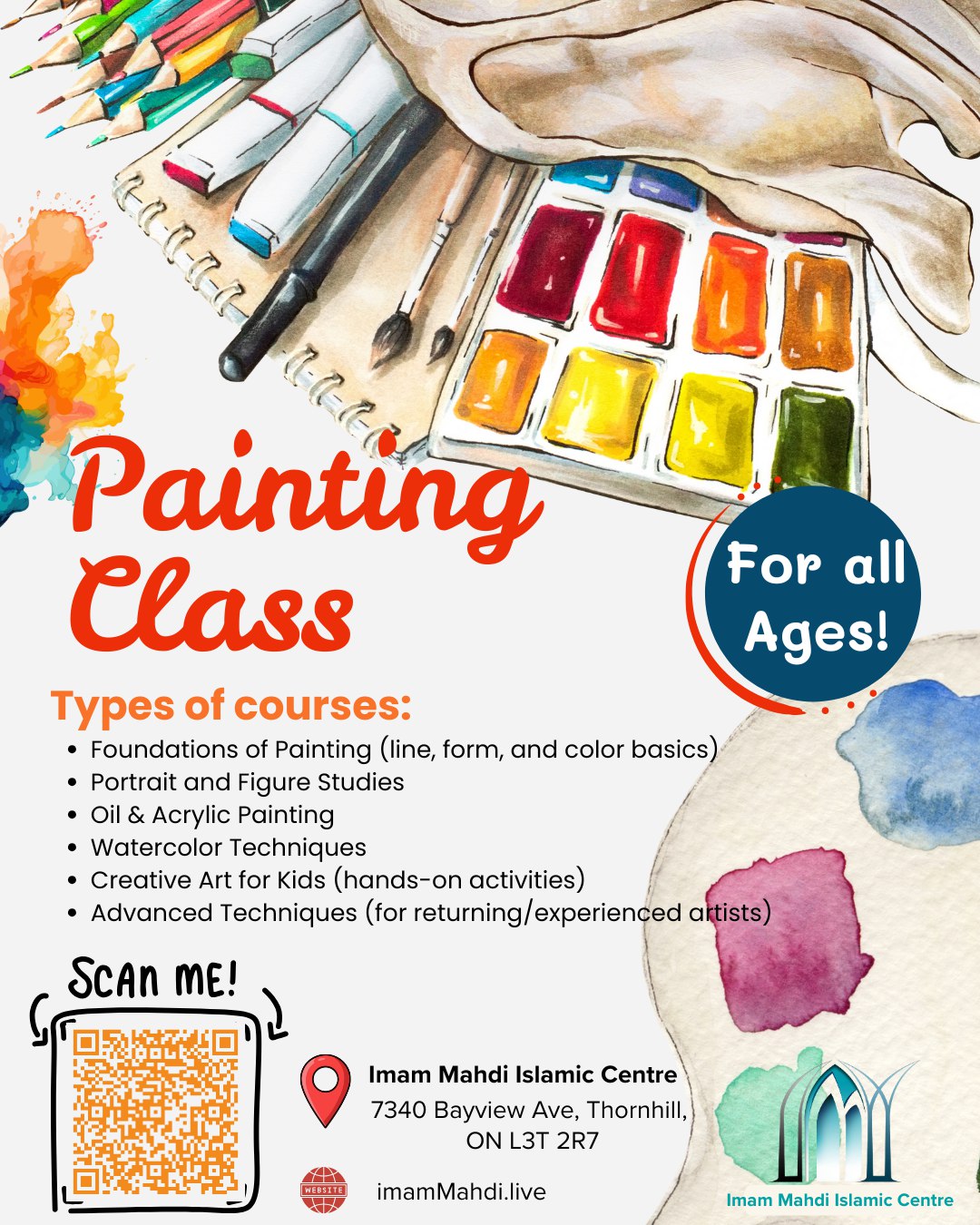 Painting Classes — Registration Open